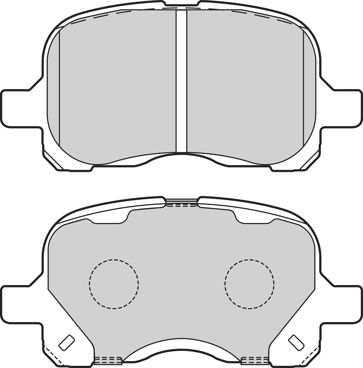 BRAKE PADS FIRST TOYOTA COROLLA FR